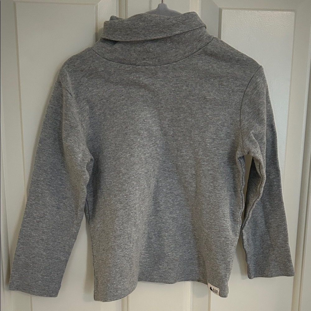 GAP Heather Gray Turtleneck Top 3T